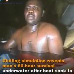 Chilling simulation reveals man’s 60-hour survival underwater after boat sank to ocean floor